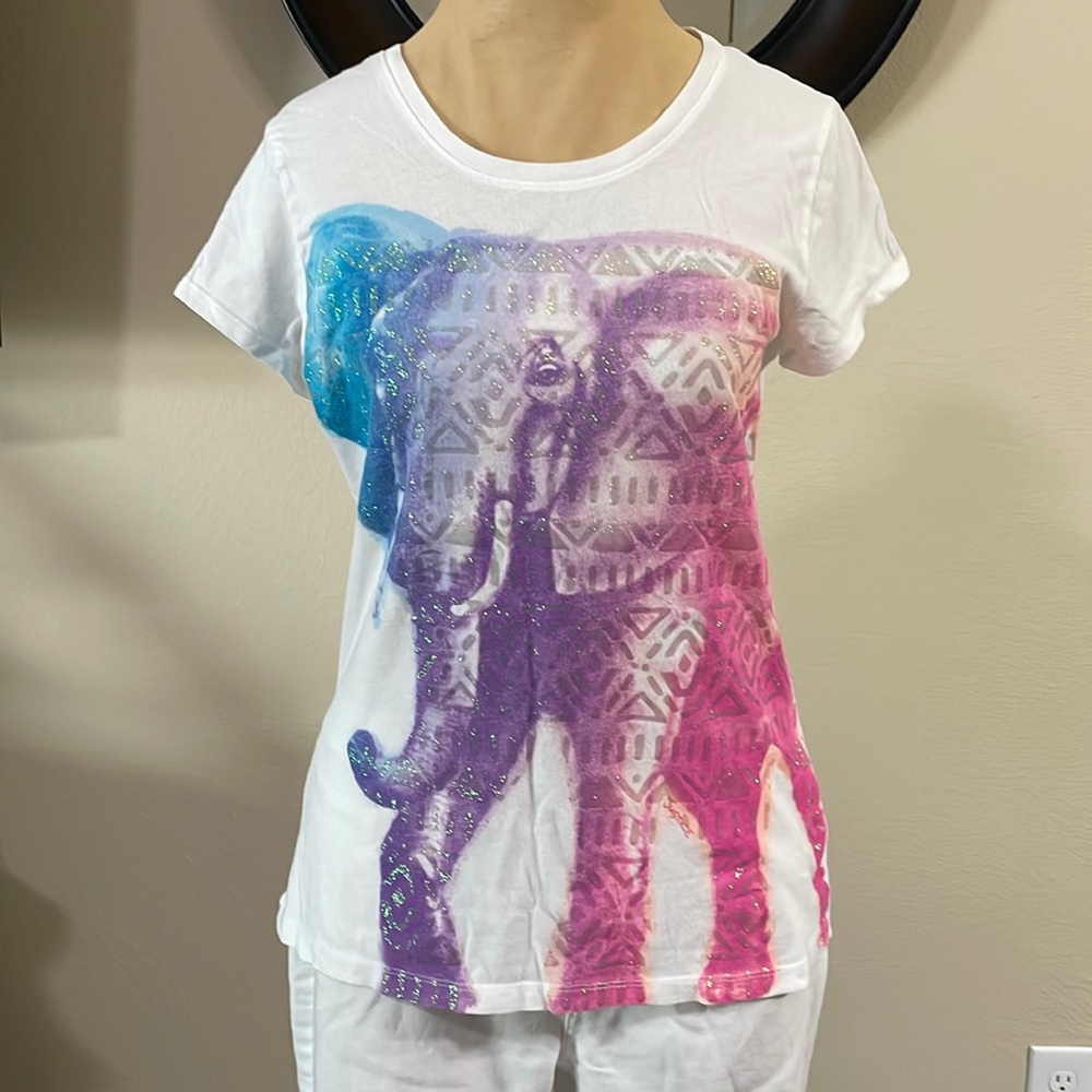 Justice Elephant Shirt - Sparkly!!!